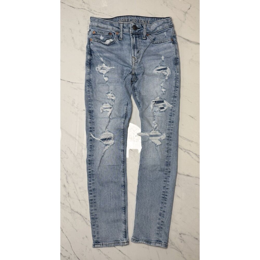 American Eagle AirFlex+ Distressed Jeans – Size 26x28